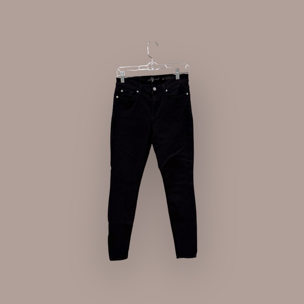 7 For All Mankind Jet Black Denim